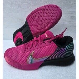 Nike Court Air Zoom Vapor Pro 2 Tennis Shoes Sneakers Pink Fireberry Women's 11